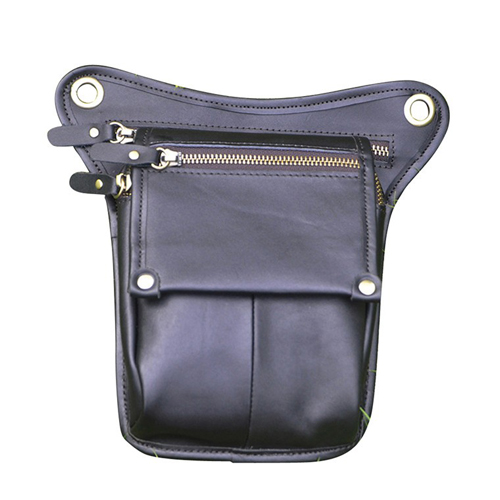 Boshiho vintage leather waist running bag