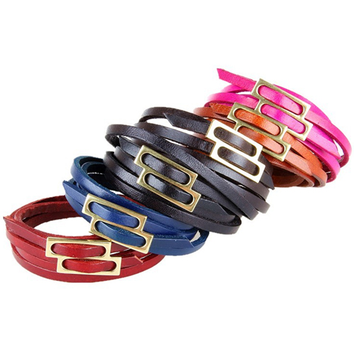 Boshiho New Style leather bracelet man