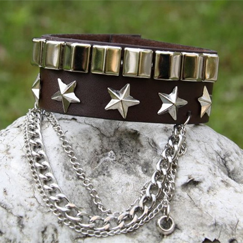 Boshiho new fashion leather bracelet jewelry