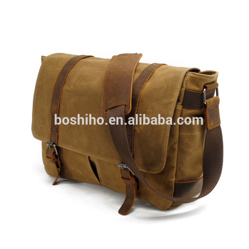 BOSHIHO Good Quality European Shoulder Bag Big Capacity Messenger Bag For Man